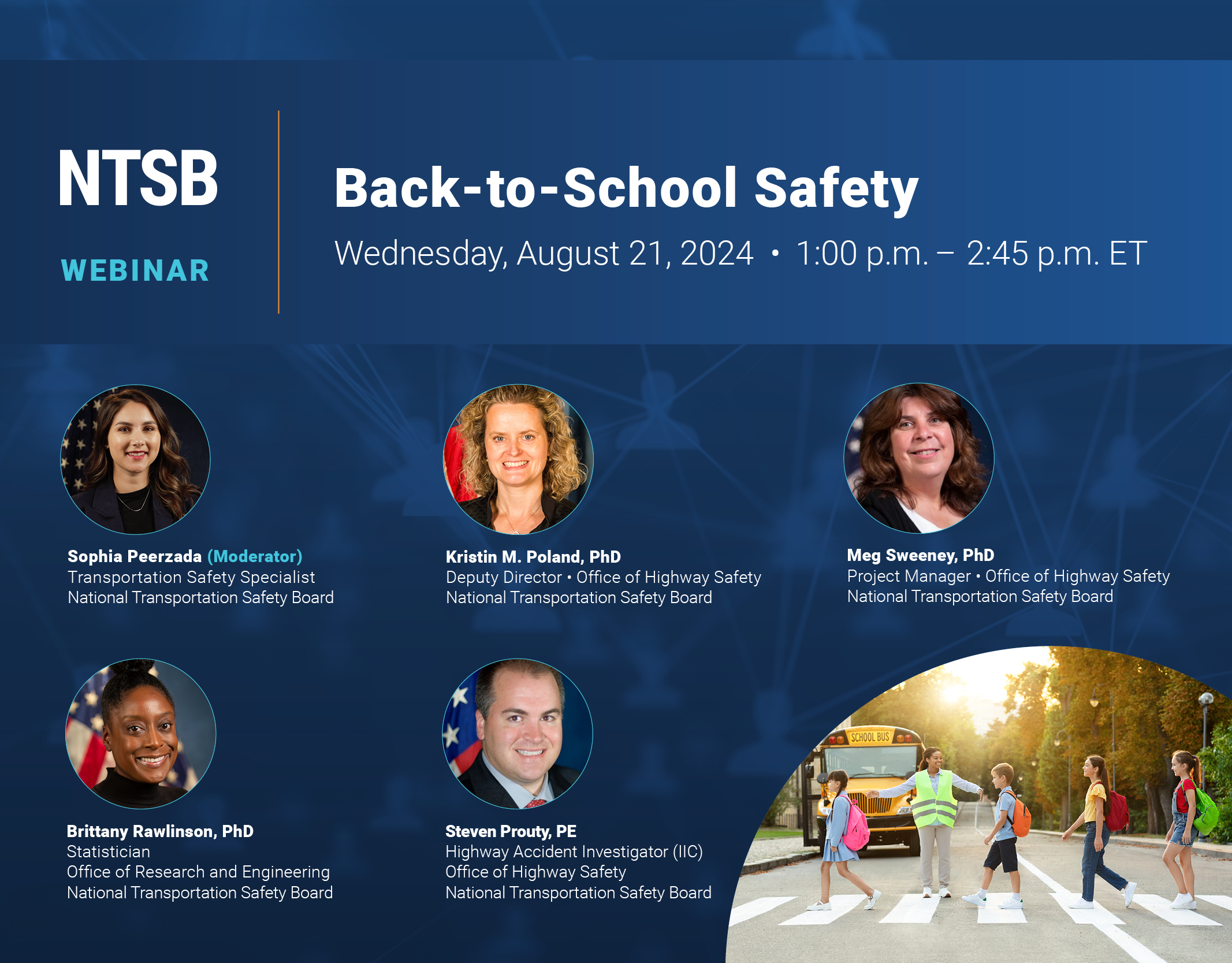 NTSB Webinar Back to School Safety